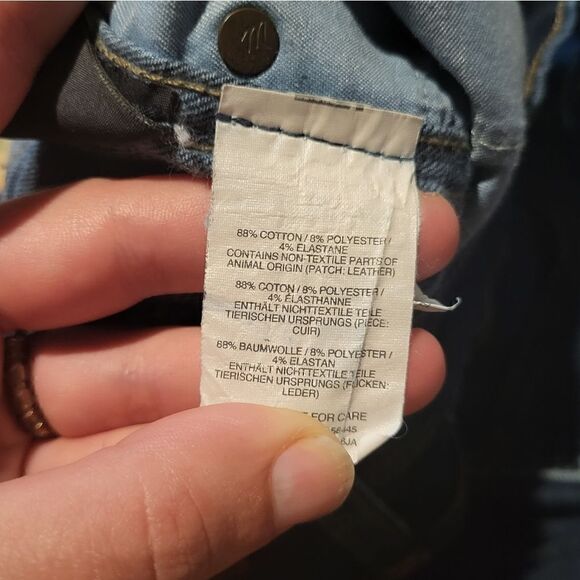 Madewell 10" High Rise Skinny Jeans Hayes Wash Blue Women's 26 - Picture 7 of 9